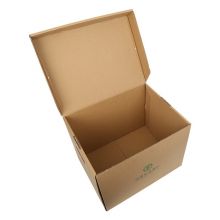 西玛(SIMAA)牛皮纸加厚档案专用箱10个装40*35*25cm凭证档案箱DZDAX-10