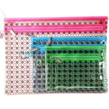 渡美 NF643 PVC双层塑料彩色文件袋A4彩色(33*25cm)