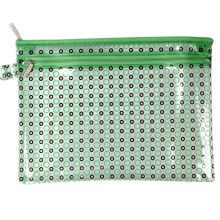 渡美 NF643 PVC双层塑料彩色文件袋A4彩色(33*25cm)