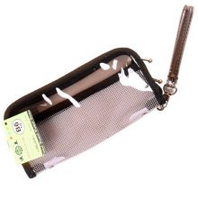 渡美 塑料文件袋PVC B6长款黑色(19.8X10cm)