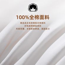 皮尔卡丹 枕头枕芯 立体刺绣纤维枕 纯棉低枕48*74cm 一只装