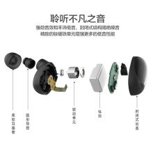 飞利浦（PHILIPS）真无线蓝牙耳机入耳式防水智能能配对通话降噪被动隔音 TAT2255BK黑