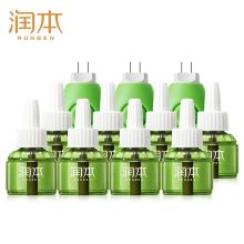 润本（RUNBEN） 驱蚊  240晚45ml×8瓶+3器 电蚊香液驱蚊水 无香型