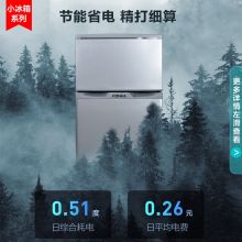 康佳 102升小冰箱迷你双门 节能省电低噪 BCD-102S