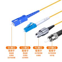 纤飞 G2152 LC-FC 单模双芯光纤跳线 10米