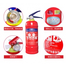 淮海 MFZ/ABC1 干粉灭火器 车载 手提式 1kg 红色