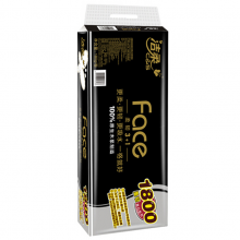 洁柔face卷纸4层180g卷筒纸有芯卷纸/10卷