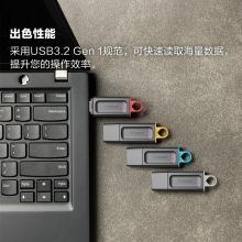 金士顿(Kingston)256GB USB3.2Gen1 U盘 DTX256 时尚设计 轻巧便携