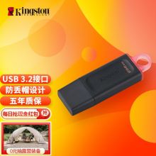金士顿(Kingston)256GB USB3.2Gen1 U盘 DTX256 时尚设计 轻巧便携