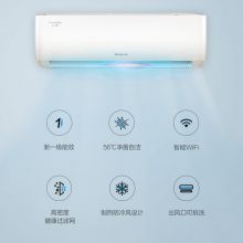 格力1.5匹 云恬 新一级能效变频自清洁空调(KFR-35GW/NhAe1BG珊瑚玉)