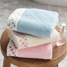 洁丽雅纯棉提花加厚毛巾 三条装  74*34cm