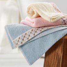 洁丽雅纯棉提花加厚毛巾 三条装  74*34cm