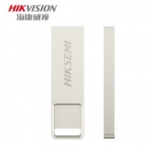 海康威视(HIKVISION)4GB USB2.0金属U盘X301 刀锋银色