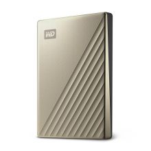 西部数据(WD)My Passport Ultra系列5TB移动硬盘Type-C 2.5英寸 金色WDBFTM0050BGD-CESN 密码保护 兼容Mac