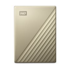 西部数据(WD)My Passport Ultra系列5TB移动硬盘Type-C 2.5英寸 金色WDBFTM0050BGD-CESN 密码保护 兼容Mac