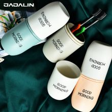 JAJALIN 旅行洗漱杯 漱口杯 蓝色款