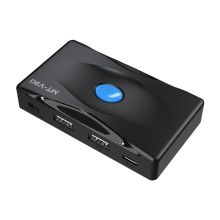 迈拓维矩USB鼠标键盘共享器 2进4出USB3.0分线器切换器MT-SW224