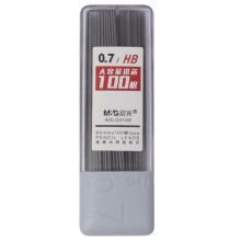 晨光(M&G)HB/0.7mm自动铅笔替芯 石墨铅芯100根/盒 单盒装ASLQ3109