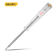 得力（deli）非接触式感应试验高透明度电笔电工专用 DL8002G