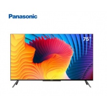 松下(Panasonic)4K超清全面屏双WIFI智能投屏电视机 75英寸TH-75JX680C 开机无广告双语音