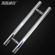 加厚不锈钢玻璃门拉手 加厚38管总长600孔距300