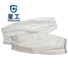 星工防水防油污套袖 PU皮防水袖套 白色 均码