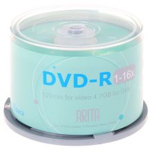 铼德e时代系列 DVD-R 16速4.7G 空白光盘桶装50片