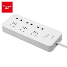 齐心  6位21孔总控全长1.8米插座 PCP-W618