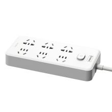 齐心 PCP-WZ648 6位30孔总控全长4.8米插排
