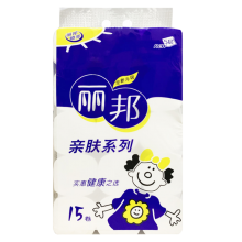 丽邦 实惠装无芯卷纸 15卷