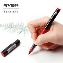 斑马牌(ZEBRA)银蛇直液式子弹头中性笔0.5mm红色 C-JB1-CN 10支装