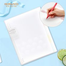 国誉(KOKUYO)柔光·淡彩曲奇 紧凑型活页本5色分隔页 透明A4/40张 WSG-RUYP60T