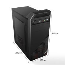 大水牛风格台式主机机箱（支持M-ATX/USB3.0/电源上置/手提式/带光驱位）