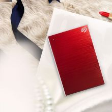 希捷(Seagate)移动硬盘5TB 加密USB3.0铭系列 2.5英寸金属外观兼容Mac红色STKZ5000403