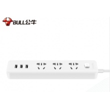 公牛 GN-B403U 3插孔+3USB 3米插座