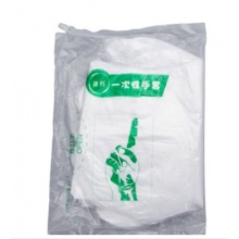 国产 加厚一次性 透明塑料PE薄膜手套 100只/包  100包/箱