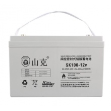 山克 UPS蓄电池 SK100-12v 铅酸免维护蓄电池