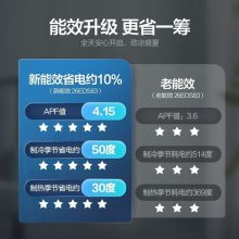 海尔 KFR-35GW/20MCC83 1.5匹 静悦 护眠空调一级变频 省电 卧室挂式 