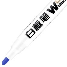 得力(deli)大容量可擦水性白板笔 10支装 6801蓝色