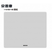 安普康(AMPCOM)翼蛇布面锁边小号鼠标垫 300*250*3mm灰白色
