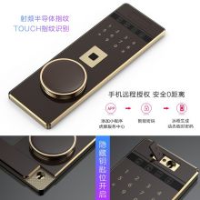 虎牌保险柜指纹密码WiFi保险箱 60土豪金 （触控密码）