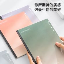 纽赛(nusign)渐变色系无线装订笔记本B5-40张 4本装 NS285