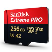 闪迪256GB TF（MicroSD）存储卡 U3 C10 V30 A2 4K 极速170MB/s