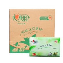 心相印3层茶语卫生纸抽取式家用纸巾面巾纸152抽DT3200 24提（整箱）