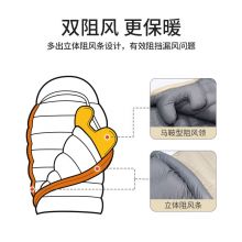 挪客（NatureHike）信封鹅绒睡袋 户外成人露营野营加厚羽绒防寒保暖 羽酪黄充绒量700克-（750蓬松度）