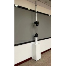 泰视电动落地遥控升降地推支架 视频会议摄像机摄像头投影仪推杆 电动伸缩升降仪器