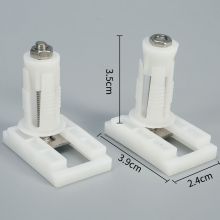 卡扣 快拆膨胀马桶盖板座坐便器配件卡扣坐便器盖板螺丝 长方形39