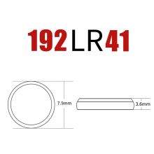 南孚 纽扣电池10粒装 适用于石英表电子手表等 LR41/192/AG3