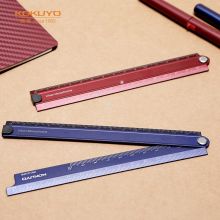国誉(KOKUYO)都市印象·折叠式铝制直尺30cm 深蓝WSG-CLUW30DB