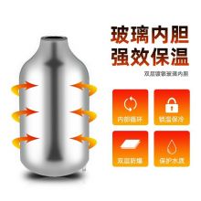 天喜 不锈钢热水瓶大容量保温壶 3.2L精钢【加厚款】
